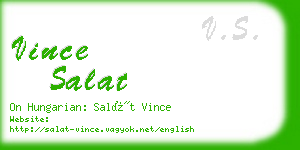 vince salat business card
